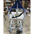 Transfer Lift Chair, 350 lb Capacity, 180° Split Seat, Hydraulic Commode Wheelc