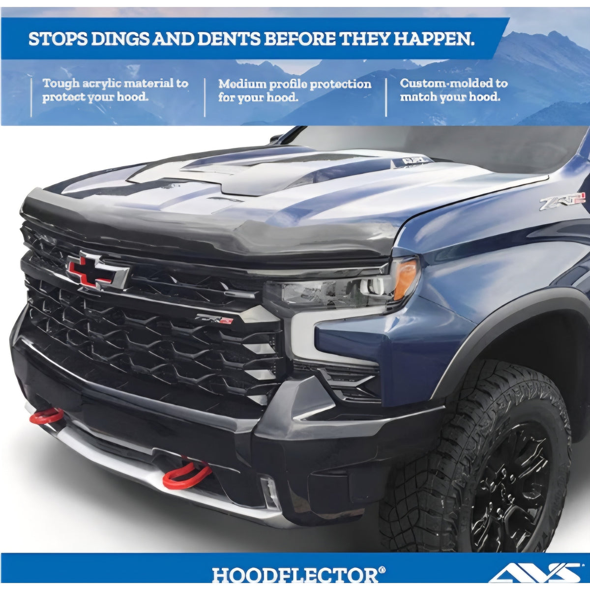 Auto Ventshade [AVS] Hoodflector Bug Shield/Hood Protector | Fits 2022-2025