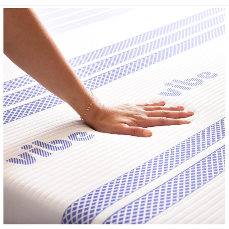 Vibe Gel Memory Foam Mattress, 12-Inch CertiPUR-US Certified Bed-in-a-Box, King, White
