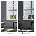 Cordless Zebra Blinds for Windows Free-Stop Roller Windows Shades (70" W X 64" H, White)