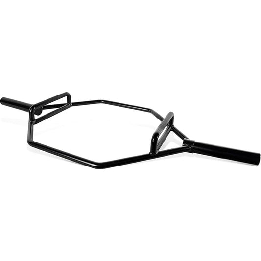 CAP Barbell Olympic Trap Bar | Multiple Grip Options, Black, Combo Grip,56"L x 24"W