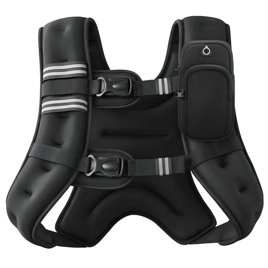 Weighted Vest, 20lb Weight Vest with Reflective Stripe for Workout, Strength Training