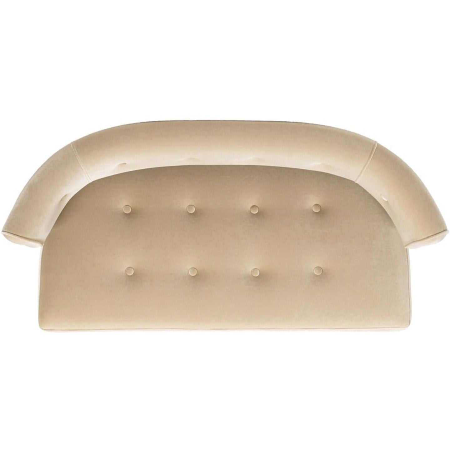 Jennifer Taylor Home Jared Roll Arm Tufted Bench Settee with Back, Fawn Brown Performance Velvet