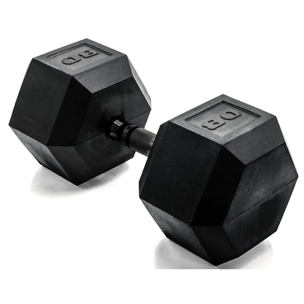 CAP Barbell Coated Hex Dumbbell Weight - Single | 80 lbs