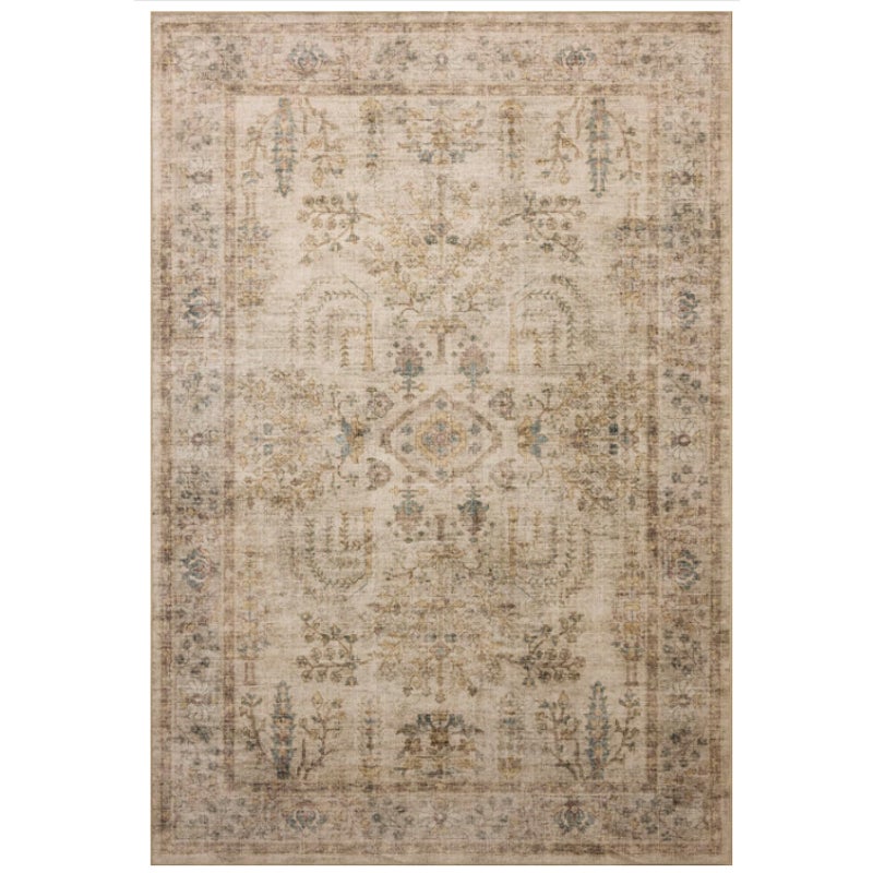 Loloi Chris Loves Julia Ramona Ivory/Multi 5'-0" x 7'-6" Accent Rug
