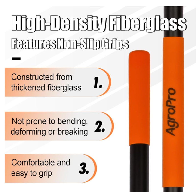 Square Shovel for Digging, Heavy Duty Metal Shovel with Long Fiberglass Handle