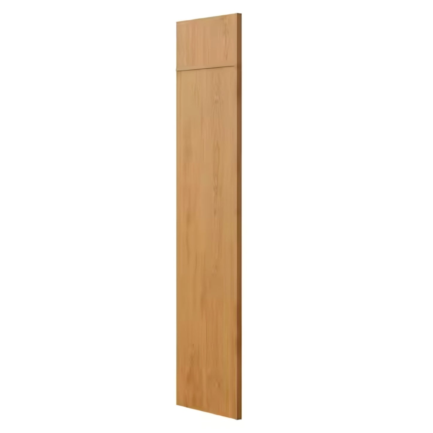 24 in. W x 84 in. H Refrigerator End Panel kit in medium Oak
