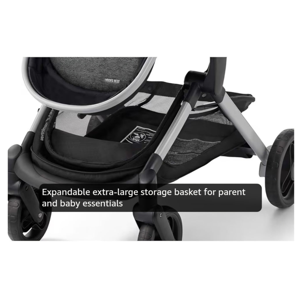 Graco Modes Nest Travel System, 3-in-1 Modular Carseat Stroller Combo, Includes the SnugRide DLX
