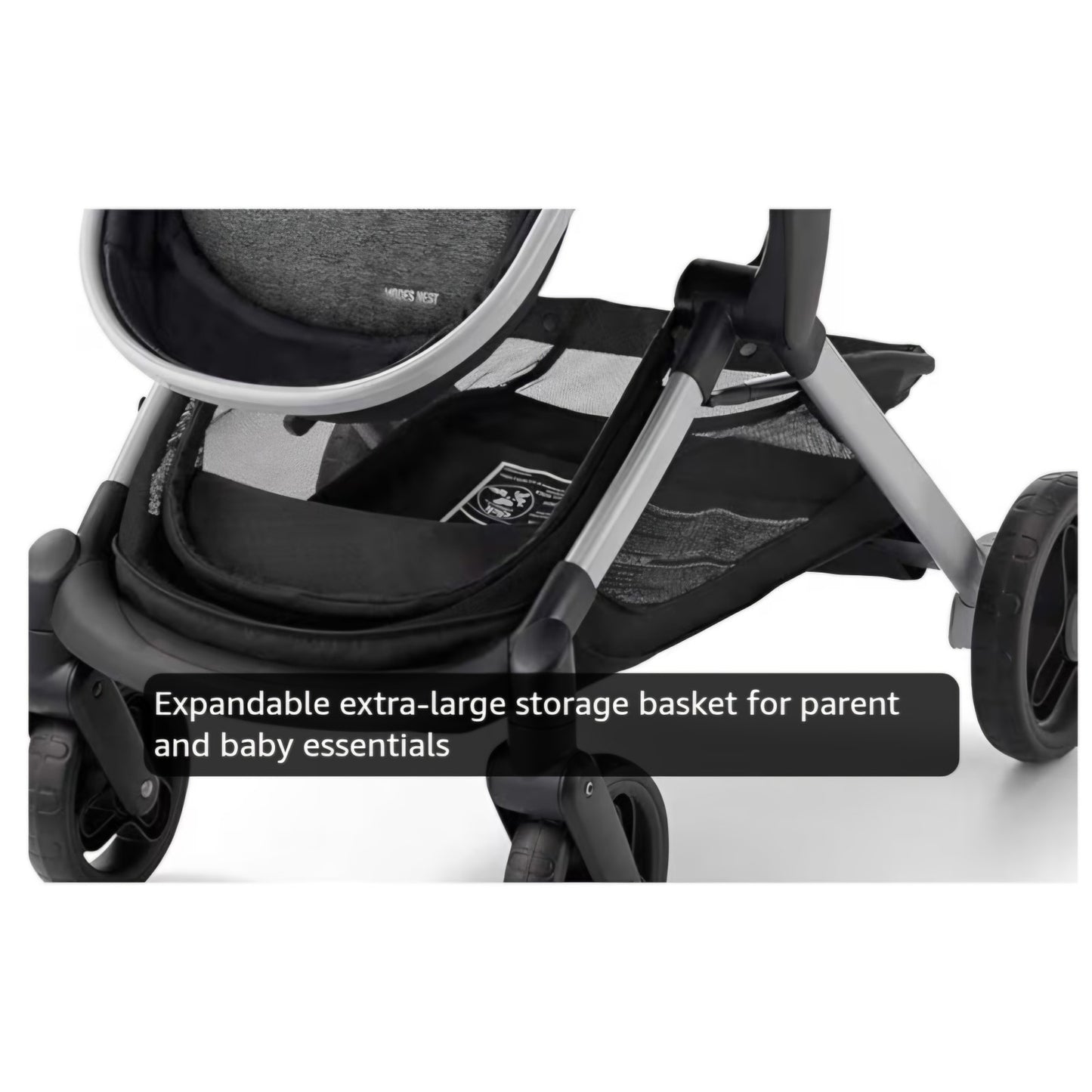 Graco Modes Nest Travel System, 3-in-1 Modular Carseat Stroller Combo, Includes the SnugRide DLX