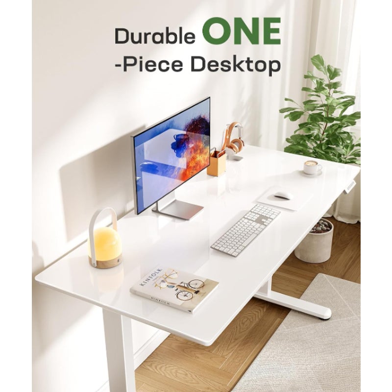 Marsail Glass Standing Desk with Drawer 37 x 22 Inches Stand up Desk Standing Desk