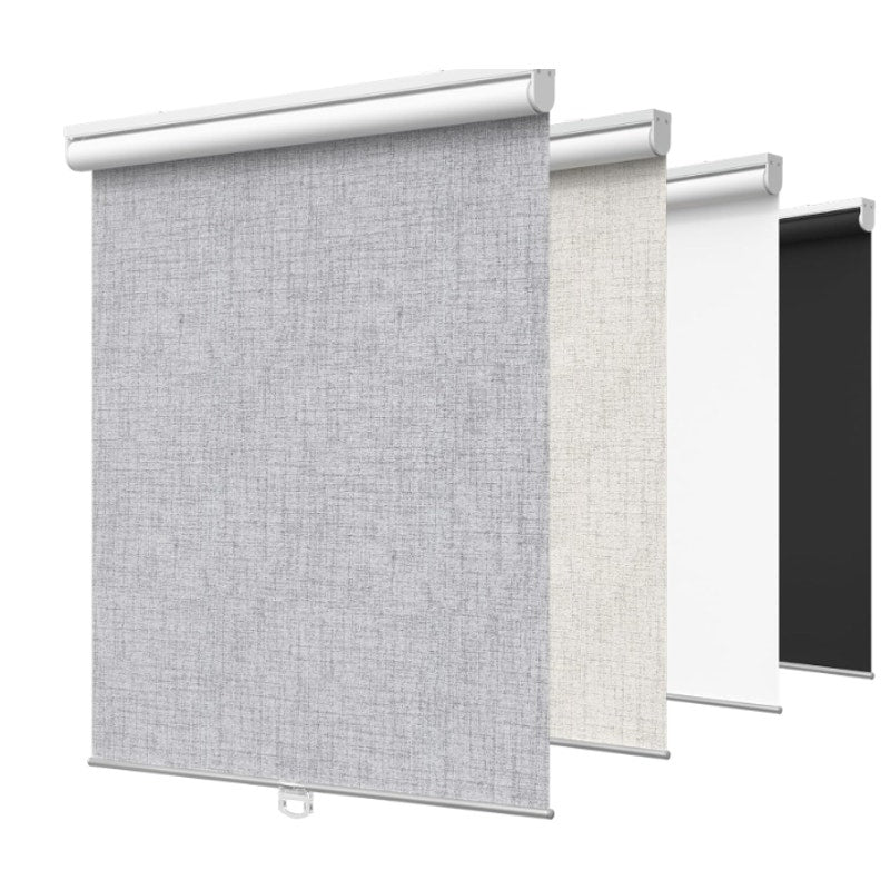 GENIMO Cordless Blackout Roller Shades, 70" W X 72" H, Grey