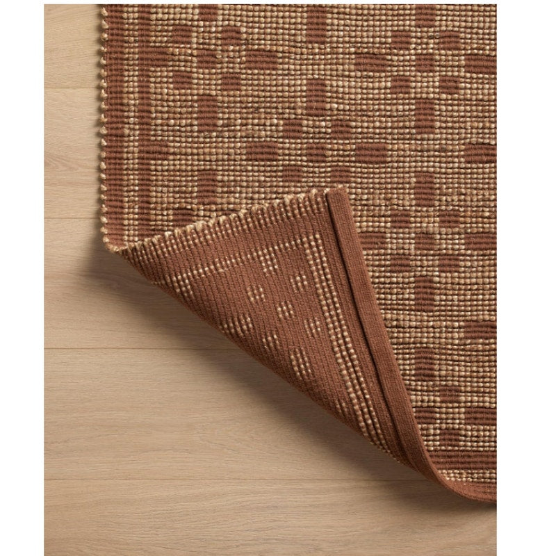 Loloi Chris Loves Julia Judy Natural / Spice 5'-0" x 7'-6" Area Rug