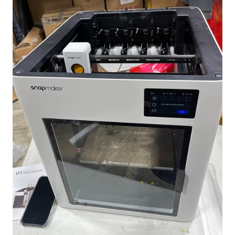 Snapmaker U1 3D Printer,4-Toolhead with 5s Toolchanger,Multi-Color Printing 5X Fast Printing,