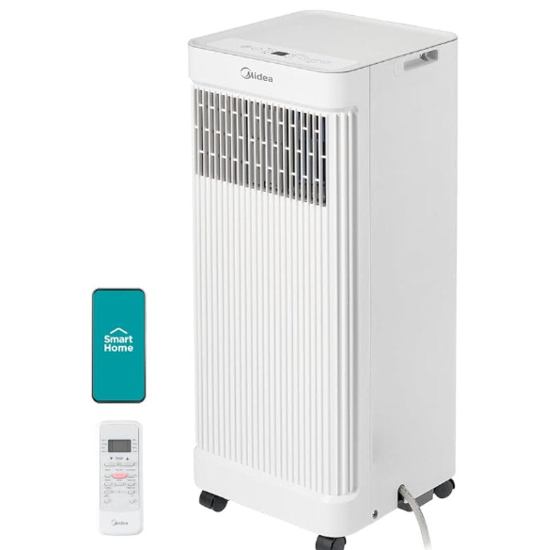 Midea 8,500 BTU ASHRAE Portable Air Conditioner, Cools up to 150 Sq. Ft. 5,000 BTU SACC Portable AC