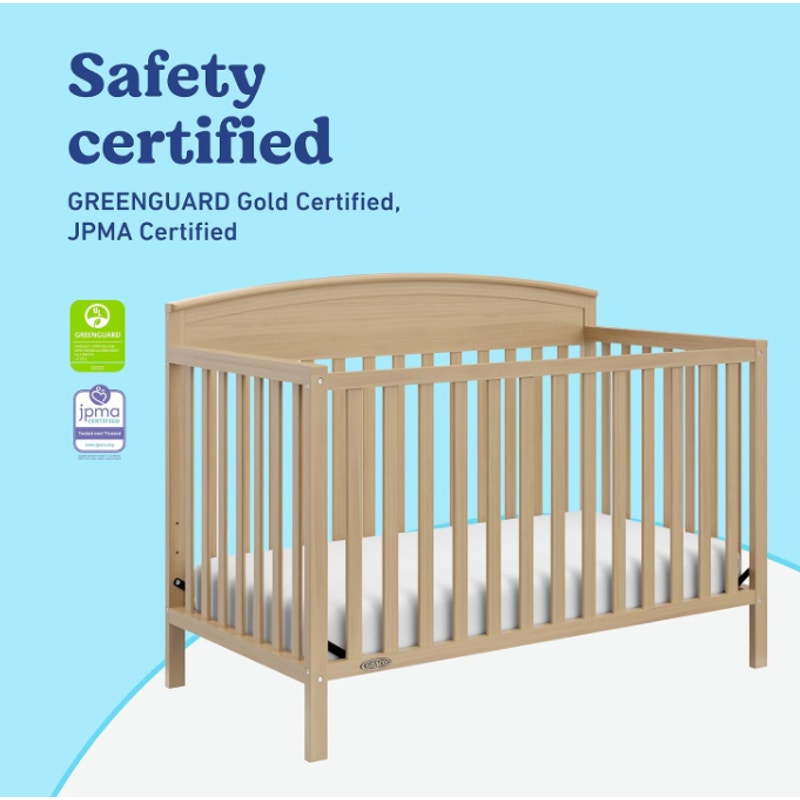 Graco Benton 5-in-1 Convertible Crib, Driftwood
