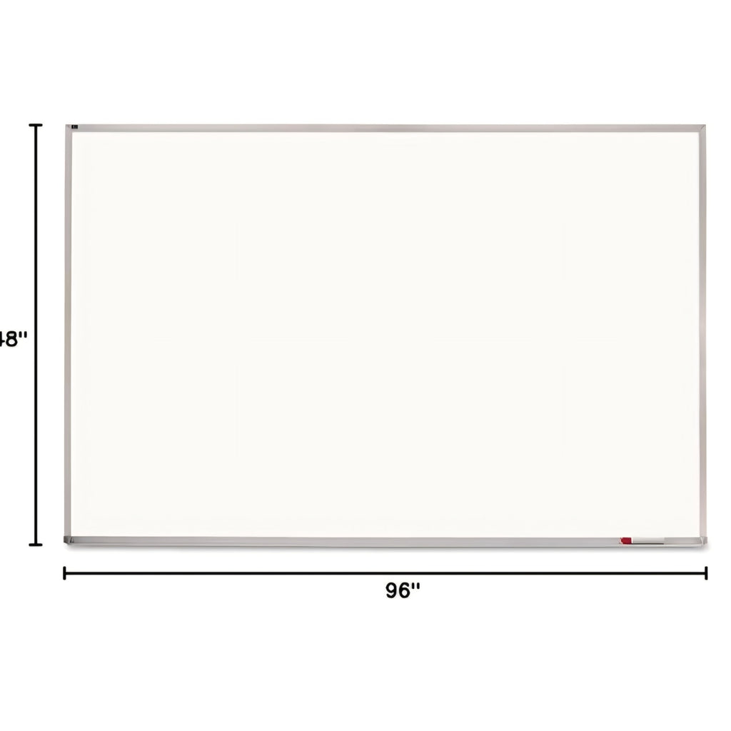 Magnetic Dry Erase White Board, 8' x 4' Whiteboard, Porcelain Surface Will Not Stain or Ghost