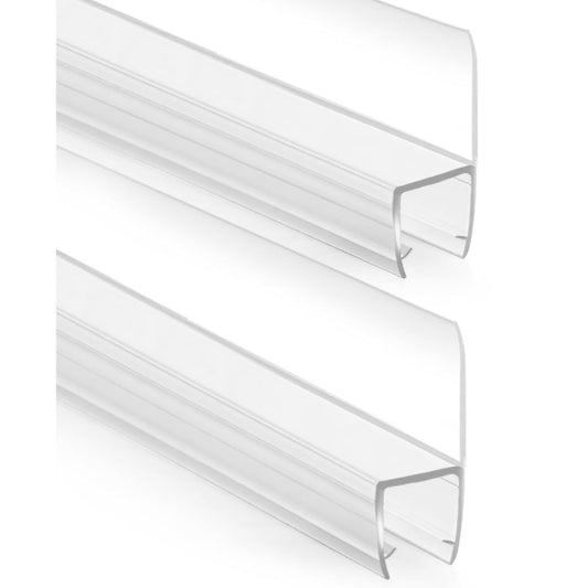 Bathroom Shower Door Seal Strip, 2PCS 78 Inch Shower Door Side Seal