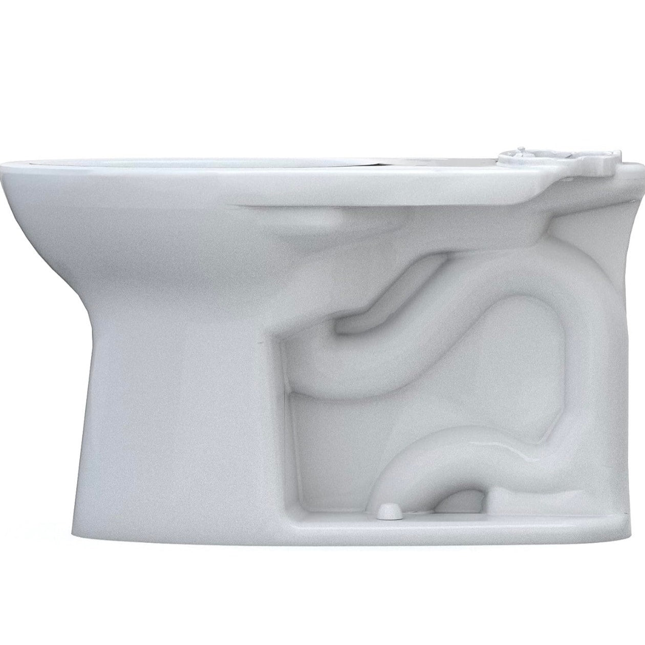 TOTO Drake Elongated Universal Height TORNADO FLUSH Toilet Bowl with 10 Inch Rough