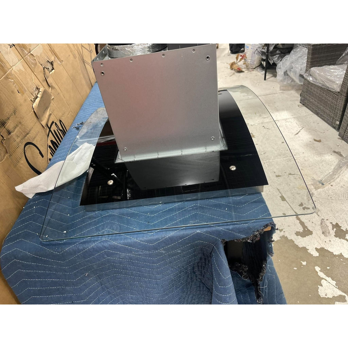 30 in. Lumin Coll 380 CFM Ducted Island Range Hood, LED, Stainless Steel Cosmo COS-668ICS750 Soft