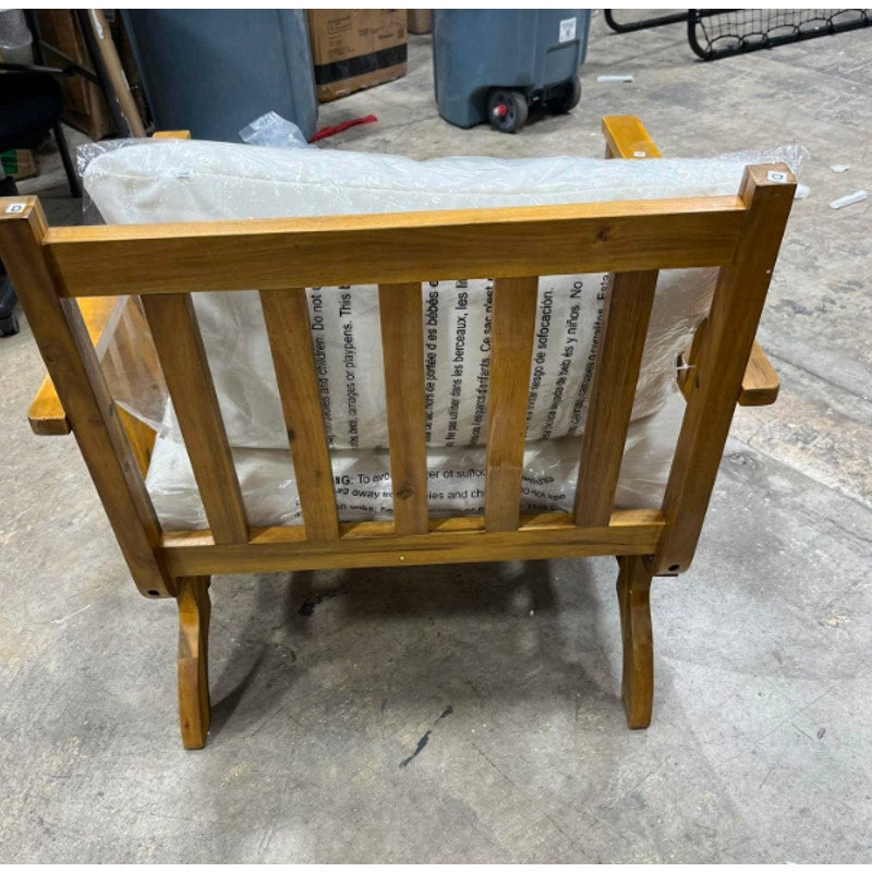Christopher Knight Home Acacia Wood Outdoor Patio Club Chair,