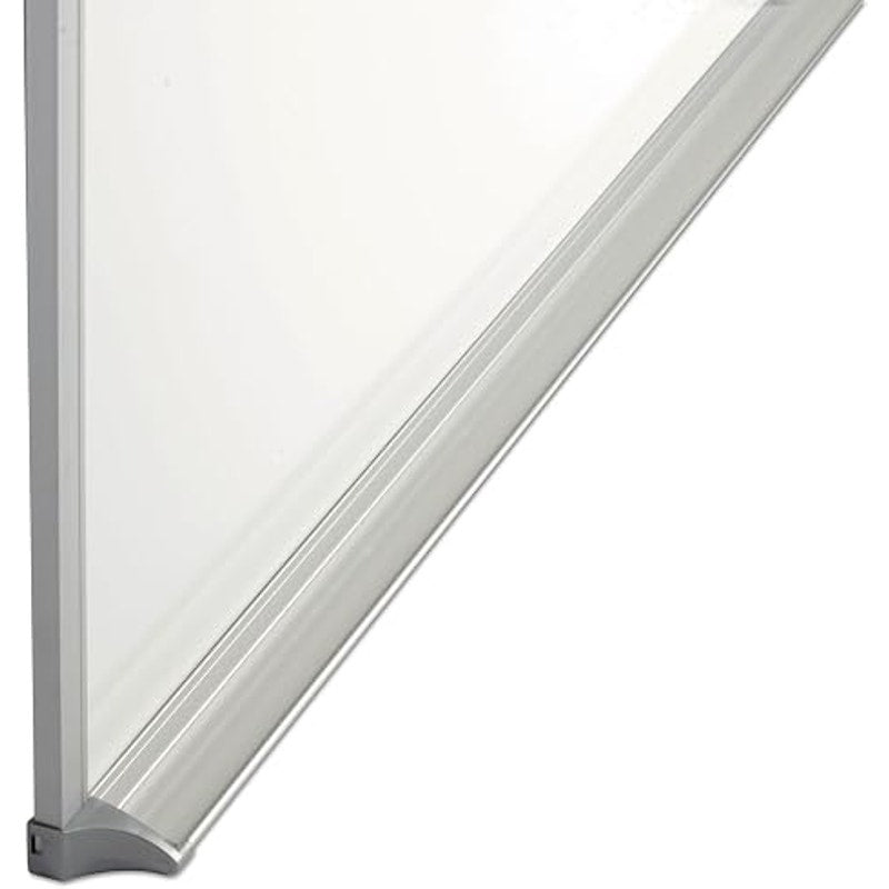 Quartet Dry Erase Magnetic White Board 96"W x 48"H, Porcelain Whiteboard, Silver Al. Frame (PPA408)
