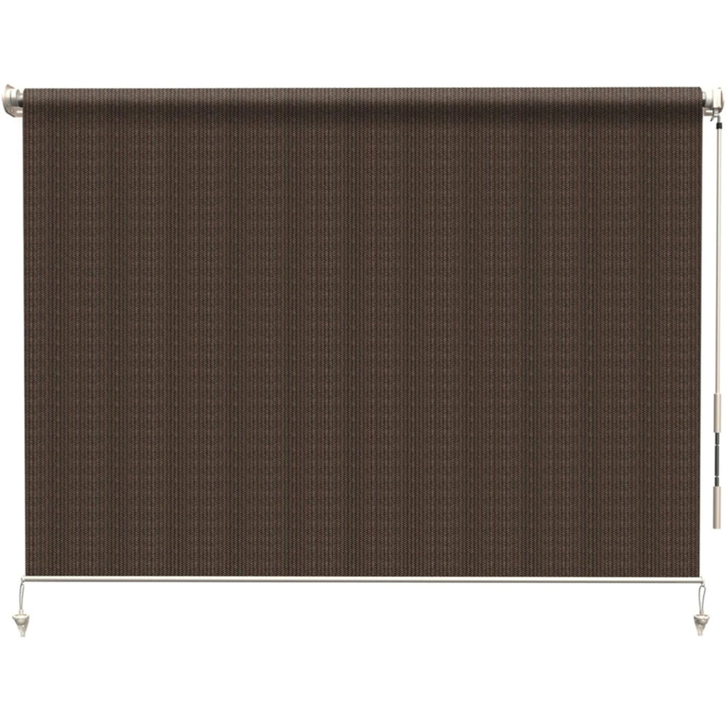 Copied - HENG FENG Outdoor Roller Shade for Patio 8'(W) x6'(H) Shades Roll up Outdoor Blinds Cordless Privac