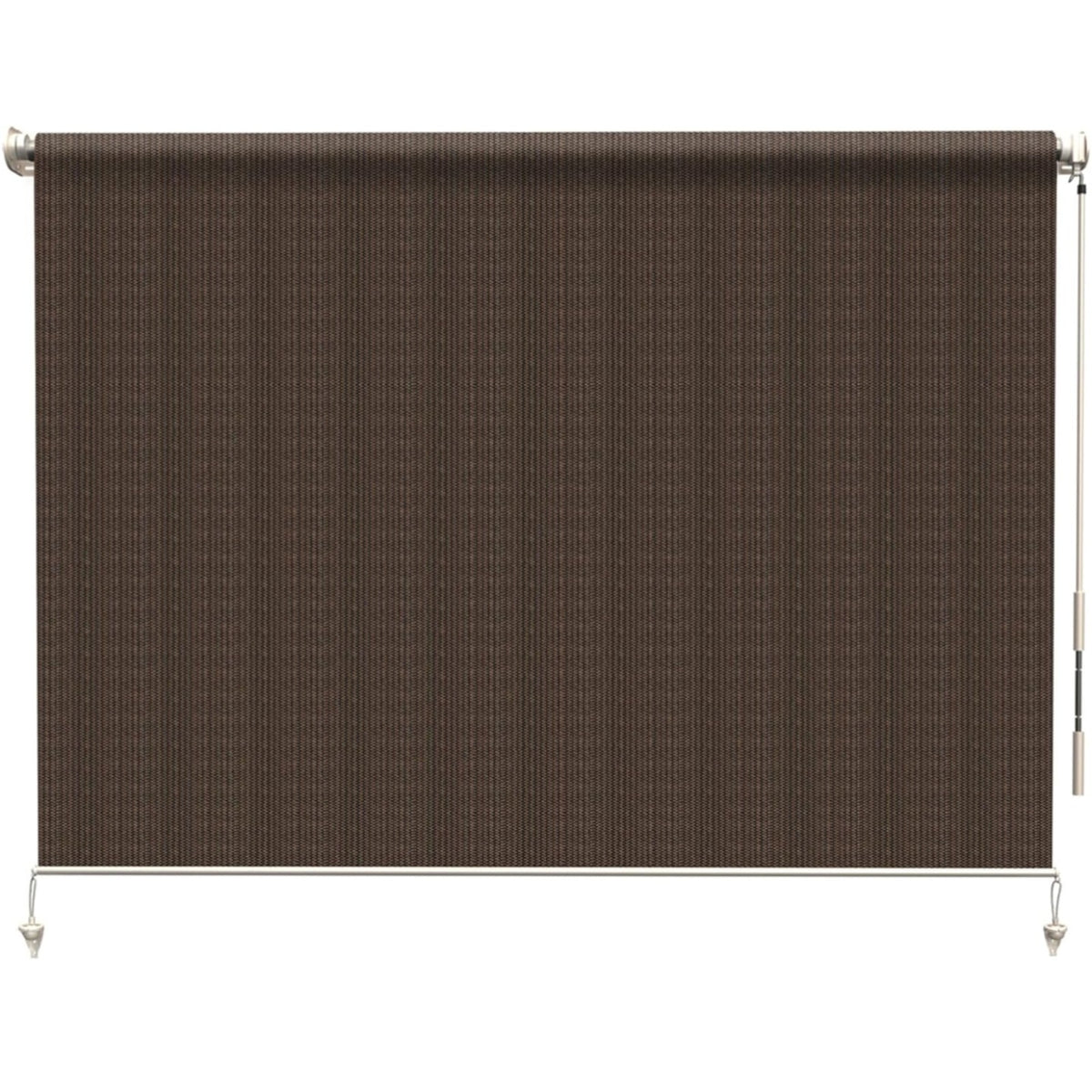 Copied - HENG FENG Outdoor Roller Shade for Patio 8'(W) x6'(H) Shades Roll up Outdoor Blinds Cordless Privac