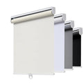 IVORY AOSKY Blackout Cordless Roller Shade for Indoor Windows (70"W x 72"H OR 62"W x 72"H)