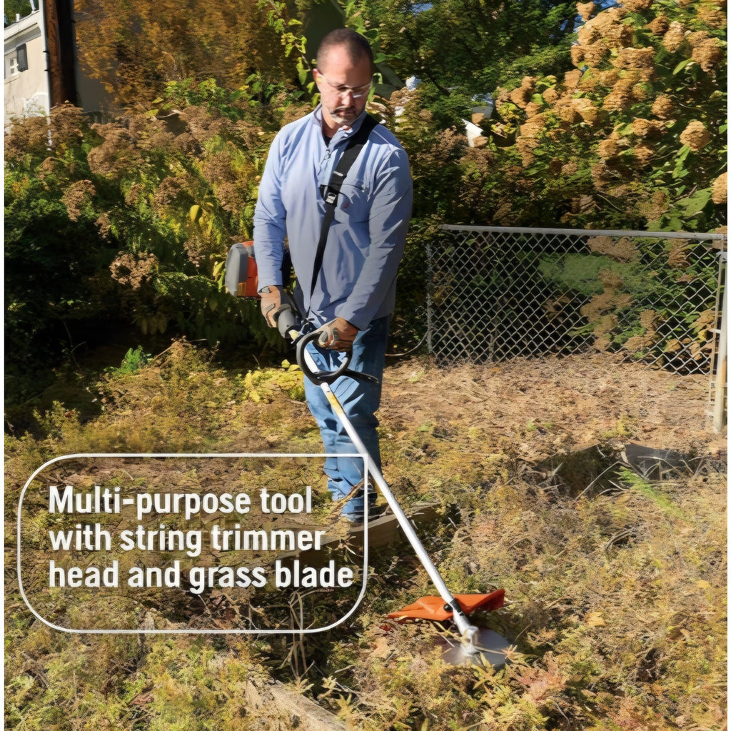 Brushcutter, Multi-Purpose Gas Brush Cutter Tool with String Trimmer Head and Grass Husqvarna