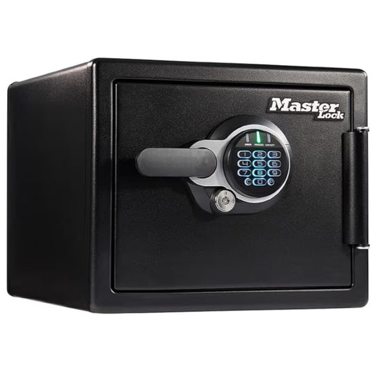 Master Lock Black Premium Fireproof and Waterproof Safe with Digital Keypad, 0.82 cu-ft, STW082GTC