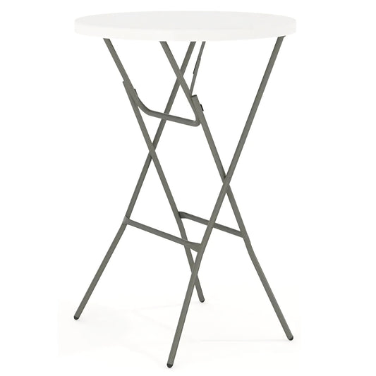 Flash Furniture Elon 32' Round Folding Bar Height Table for Parties and Commercial Events,