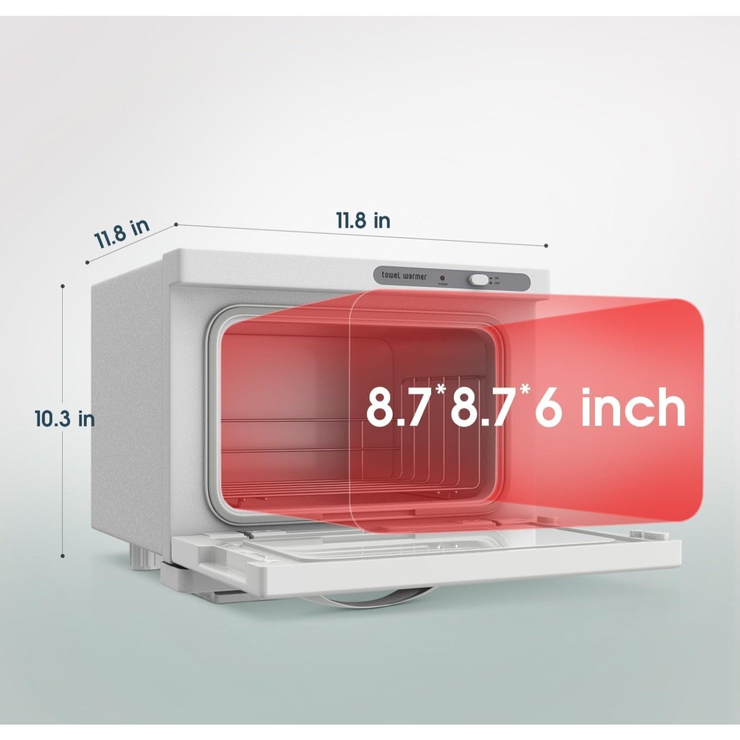 Towel Warmer Cabinet, 8L Hot Spa Small Towel Warmer Heating Use for Facial Spa, Hair Beauty,