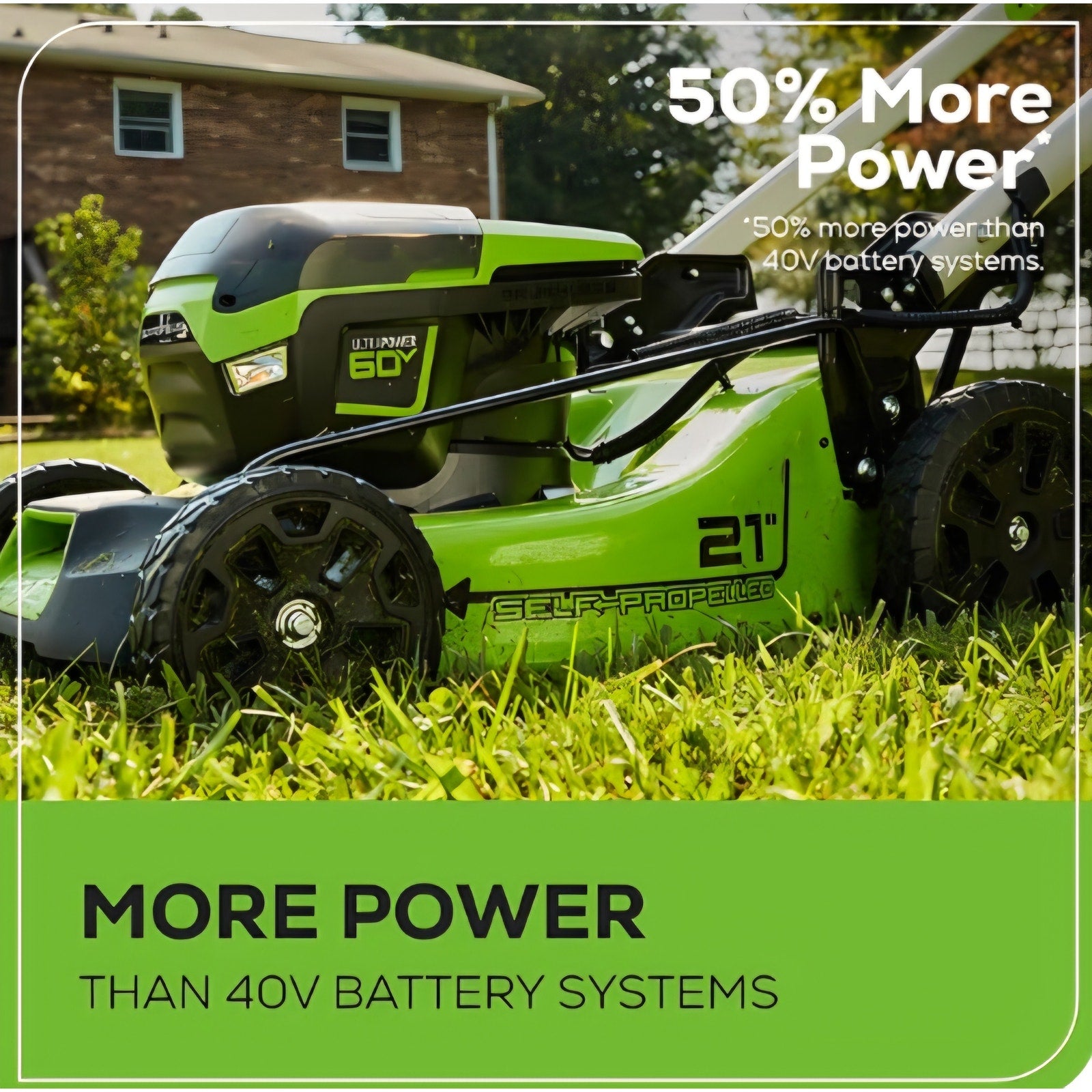 Cordless Lawn Mower, 2 x 4.0Ah Batteries (3/4 Acre, Rapid Charger, 4-in-1, LED Lights, IPX4)