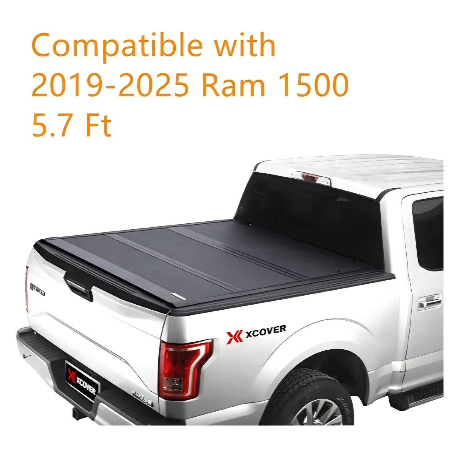 Truck Bed Tonneau Cover, Compatible with 2019-2025 Ram 1500