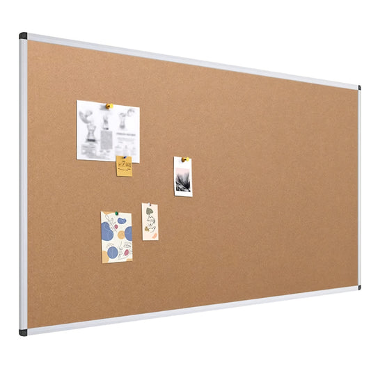 VIZ-PRO Large Cork Bulletin Board, 72 X 48 Inches, Wall-Mounted