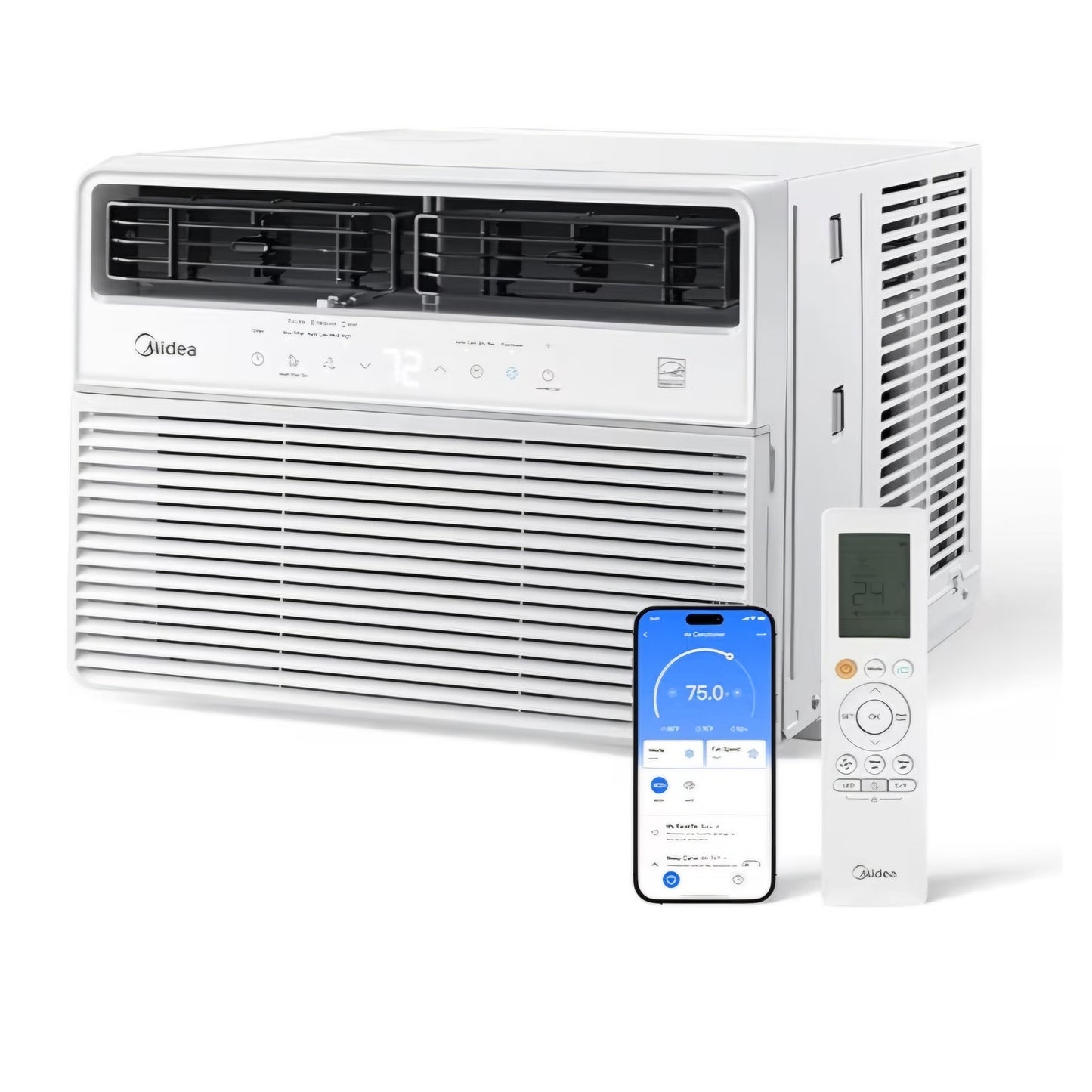 Midea 14,000 BTU Smart Inverter Window Air Conditioner with APP, Alexa Control