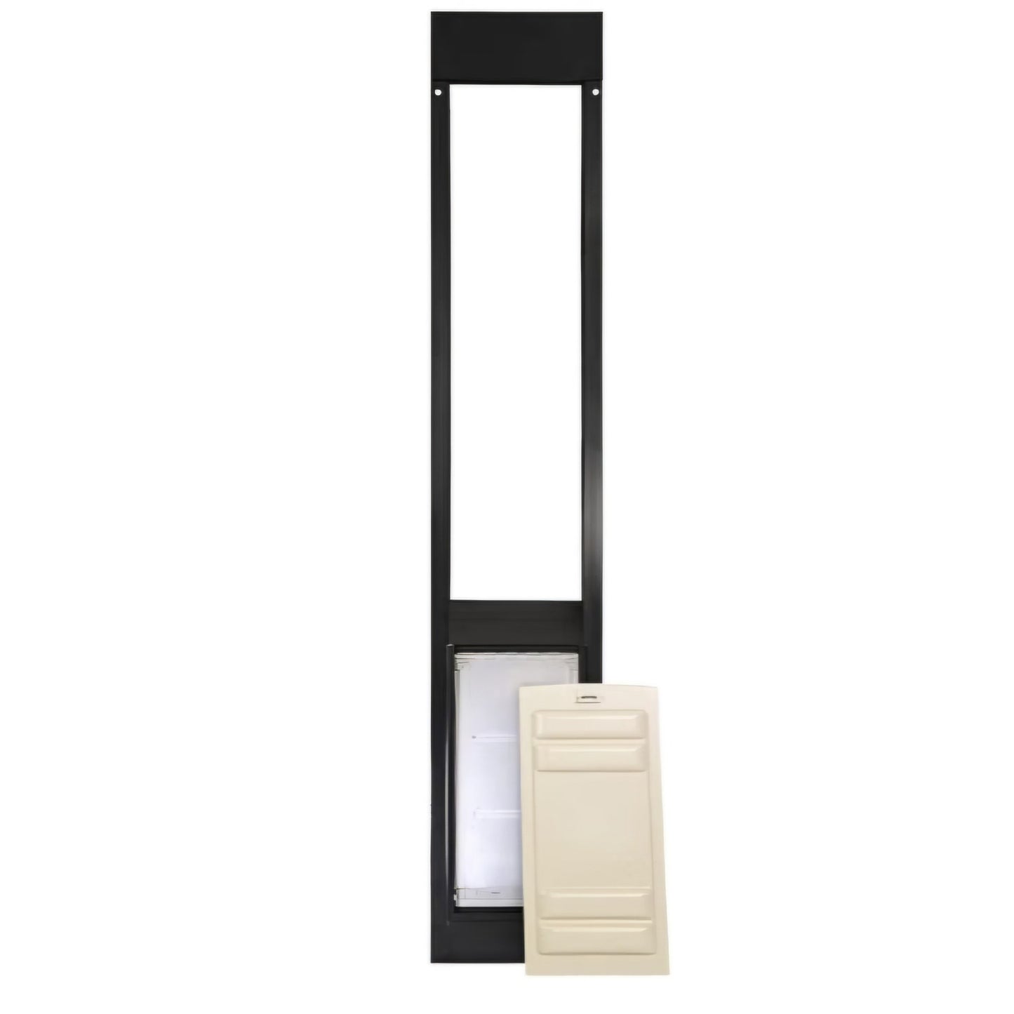 Endura Flap Thermo Panel Dual-Pane Pet Door for Extreme Weather 77"-80.5" Slider Height
