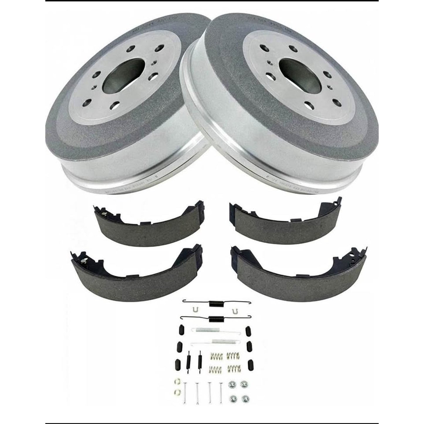TRQ Rear Brake Drum Shoe & Hardware Kit Compatible with Chevy Silverado 1500 Truck

Retails