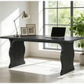 Tribesigns 63" Large Desk for Home Office, Spacious Executive Computer Desk with Ample Leg Room