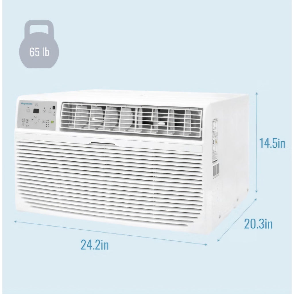 Keystone 12,000 BTU Wall Mounted Air Conditioner with Supplemental Heat and Dehumidifier Function