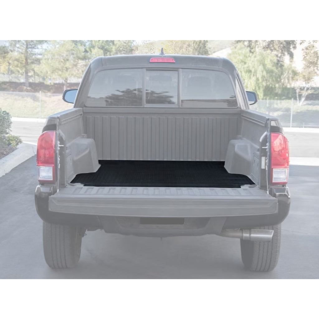 Plate Rubber Truck Bed Mat Black Fits 1987 2010 Dodge / 2011 Ram Dakota 2006-2009 Mitsubishi Raider