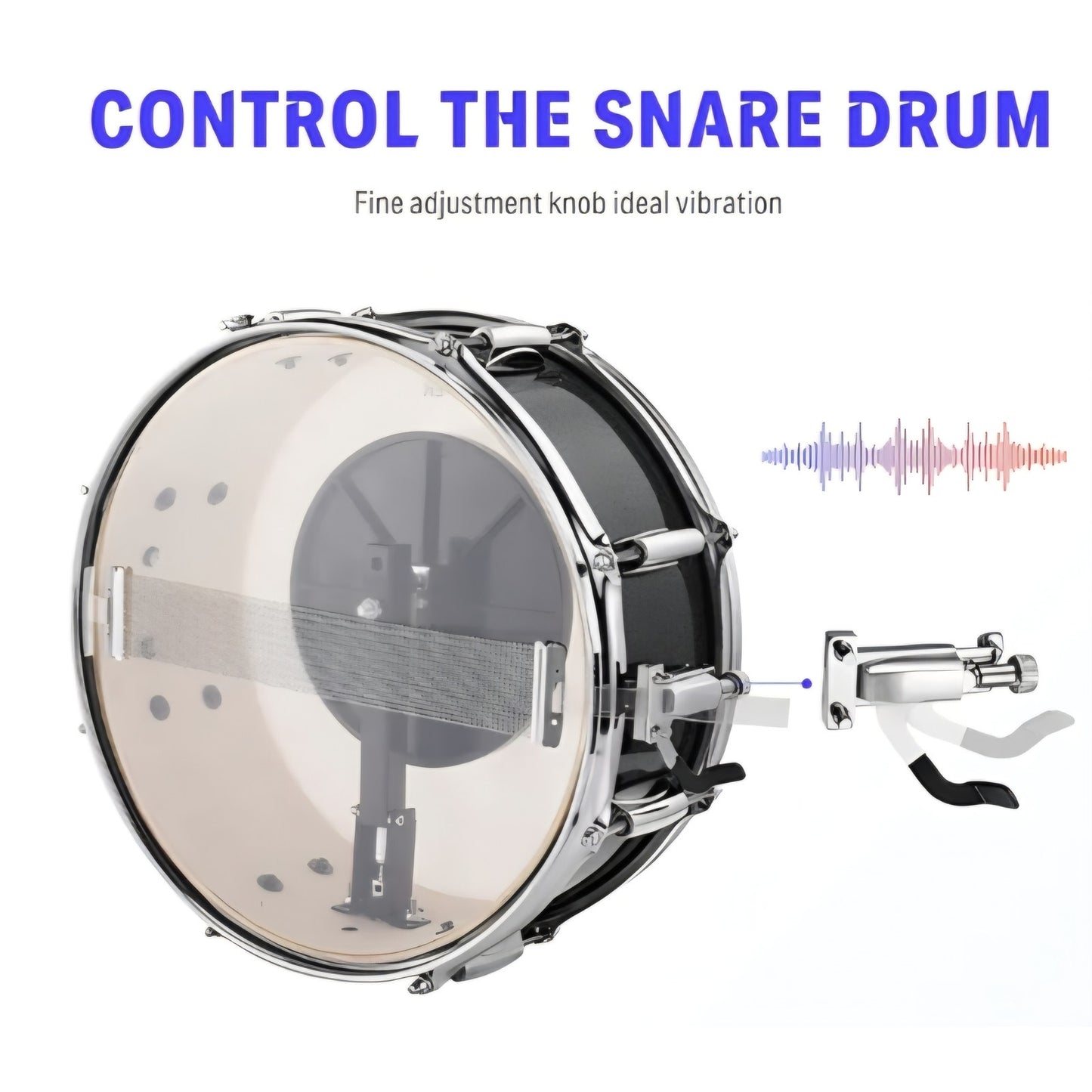 Donner Drum Set Adult with Practice Mute Pad,5-Piece 22 inch Full Size Acoustic Drum Kit, Black