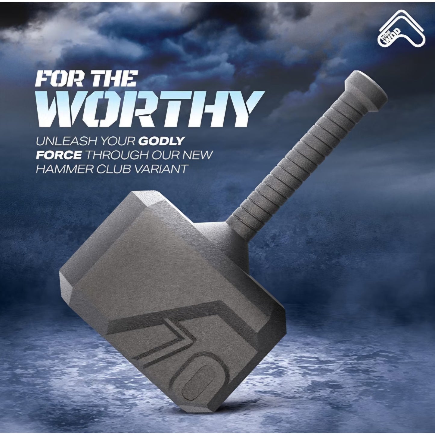 Tribe WOD Hammer 70lb + Adjustable | Cross Training Workout Equipment for Muscle Building