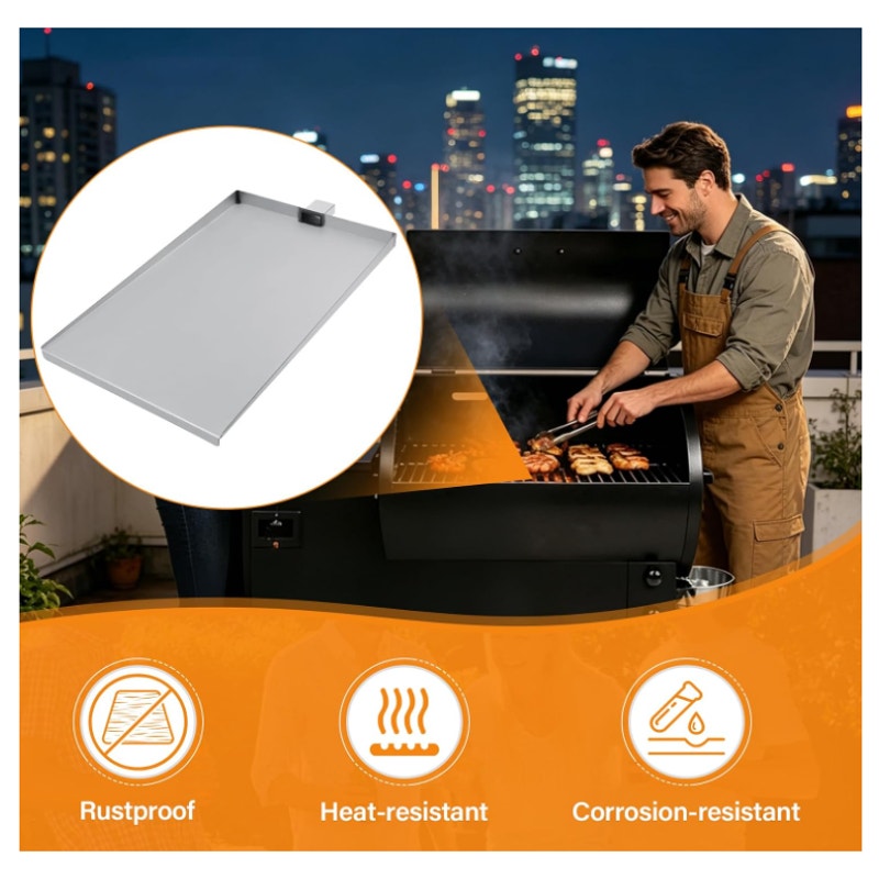 Drip Tray Heat Baffle Replacement for Traeger Tailgater 20, Junior Elite 20