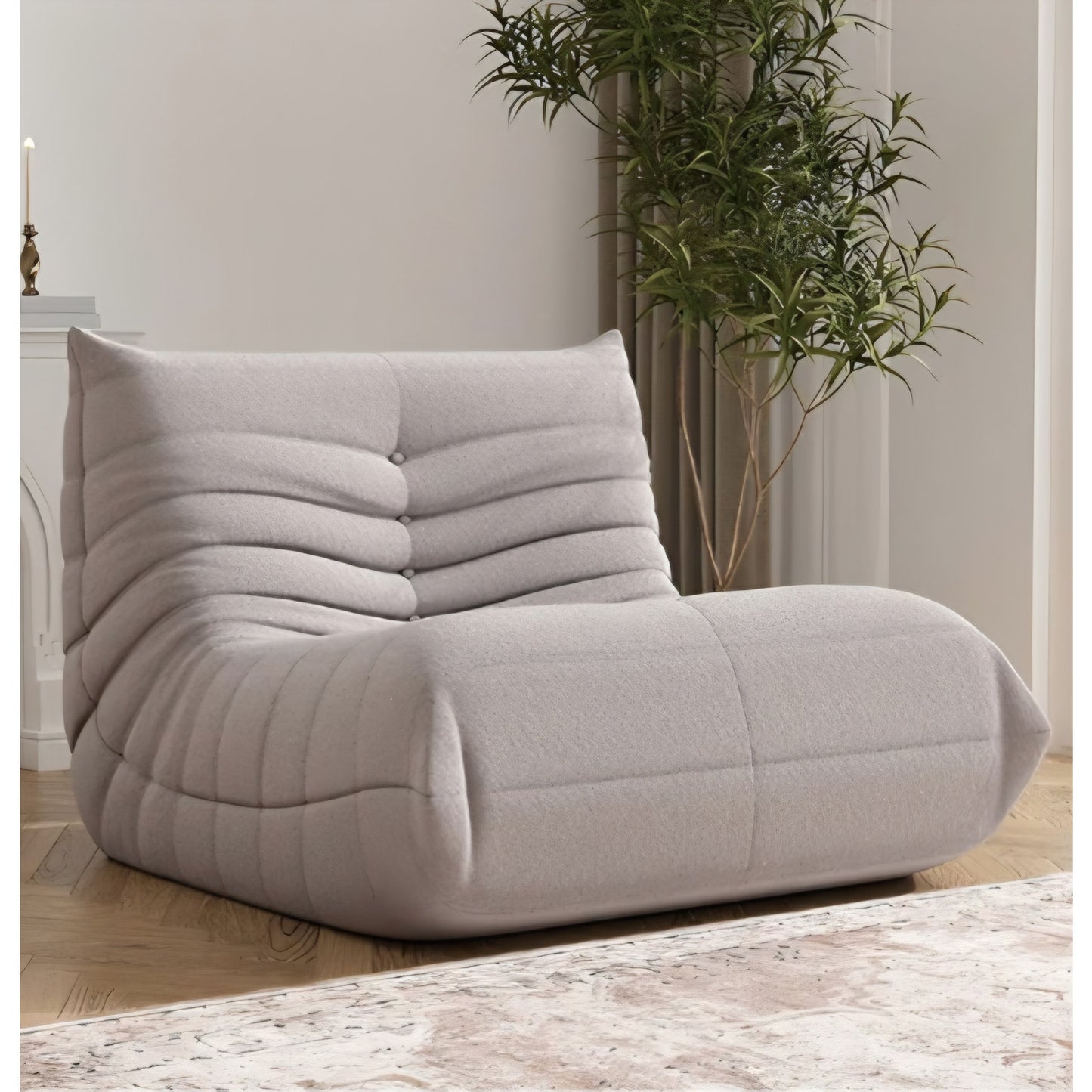 Bean Bag Chair, Fireside Chair Bean Bag Sofa Large Bean Bag Chair for Adults, Bean Bag