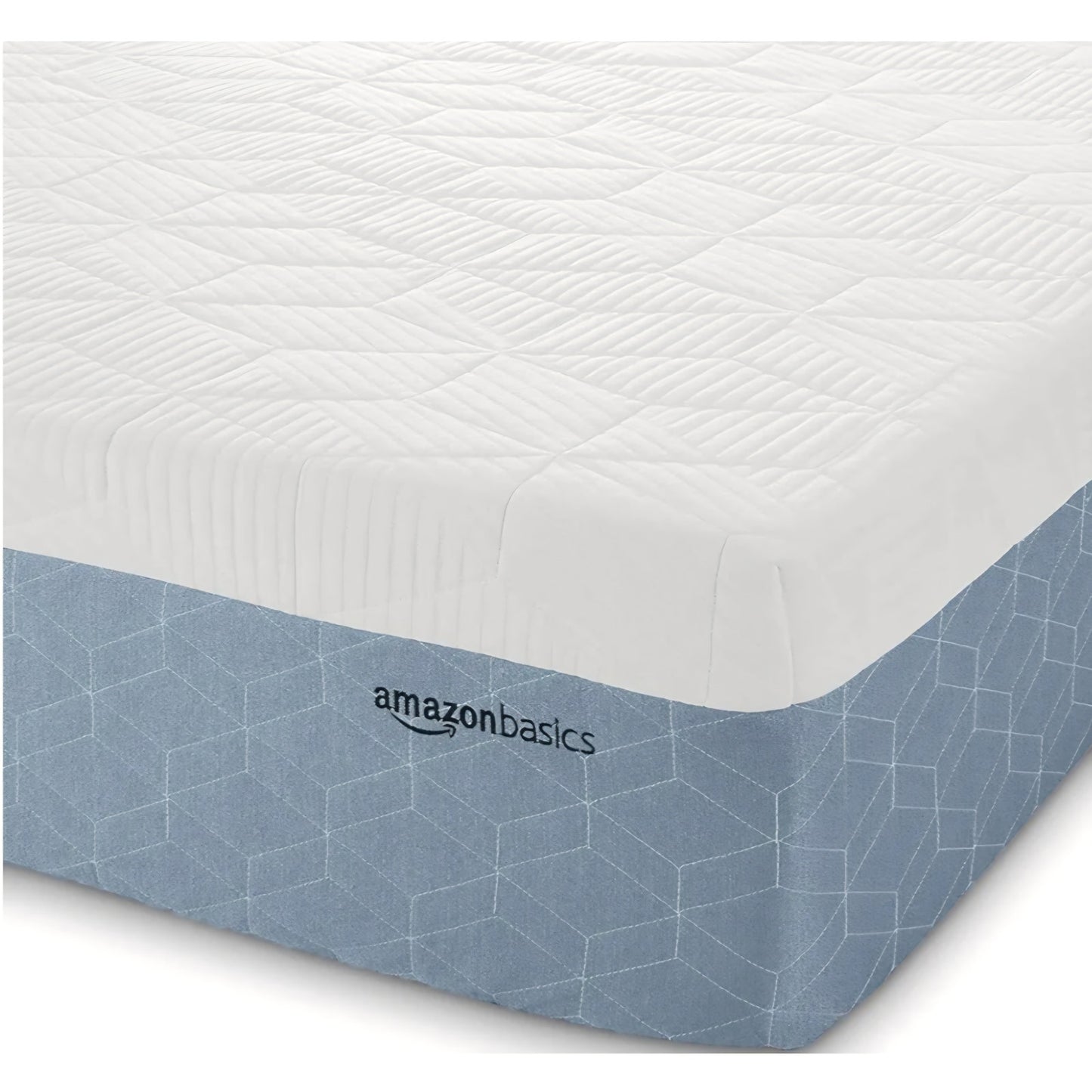 Memory Foam Mattress, Medium Firm, Cooling Gel, Queen Size Mattress, 80 x 60 x 12 inches, White/Gray