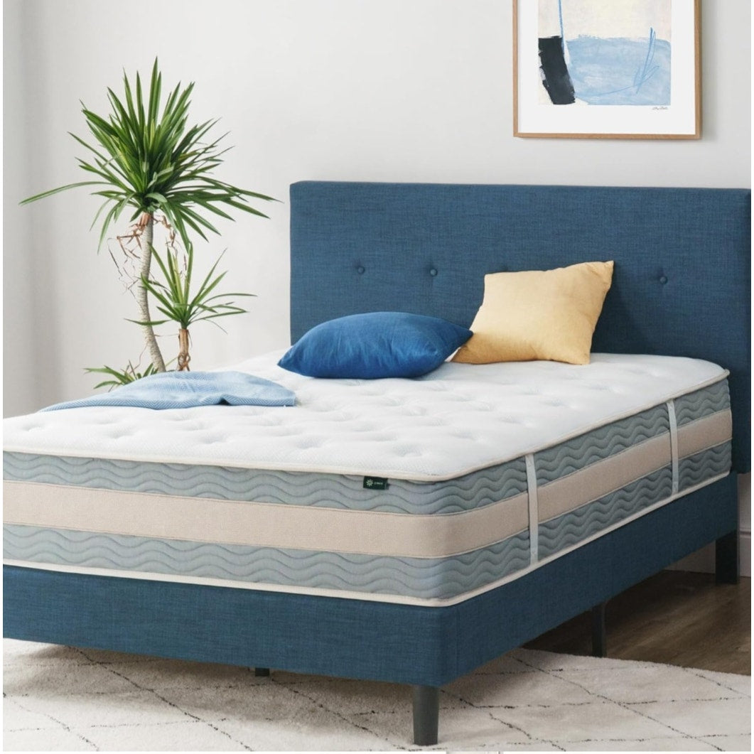 ZINUS 12 Inch Cooling Comfort Support Hybrid Mattress [New Version], Full, Fiberglass Free, Medium
