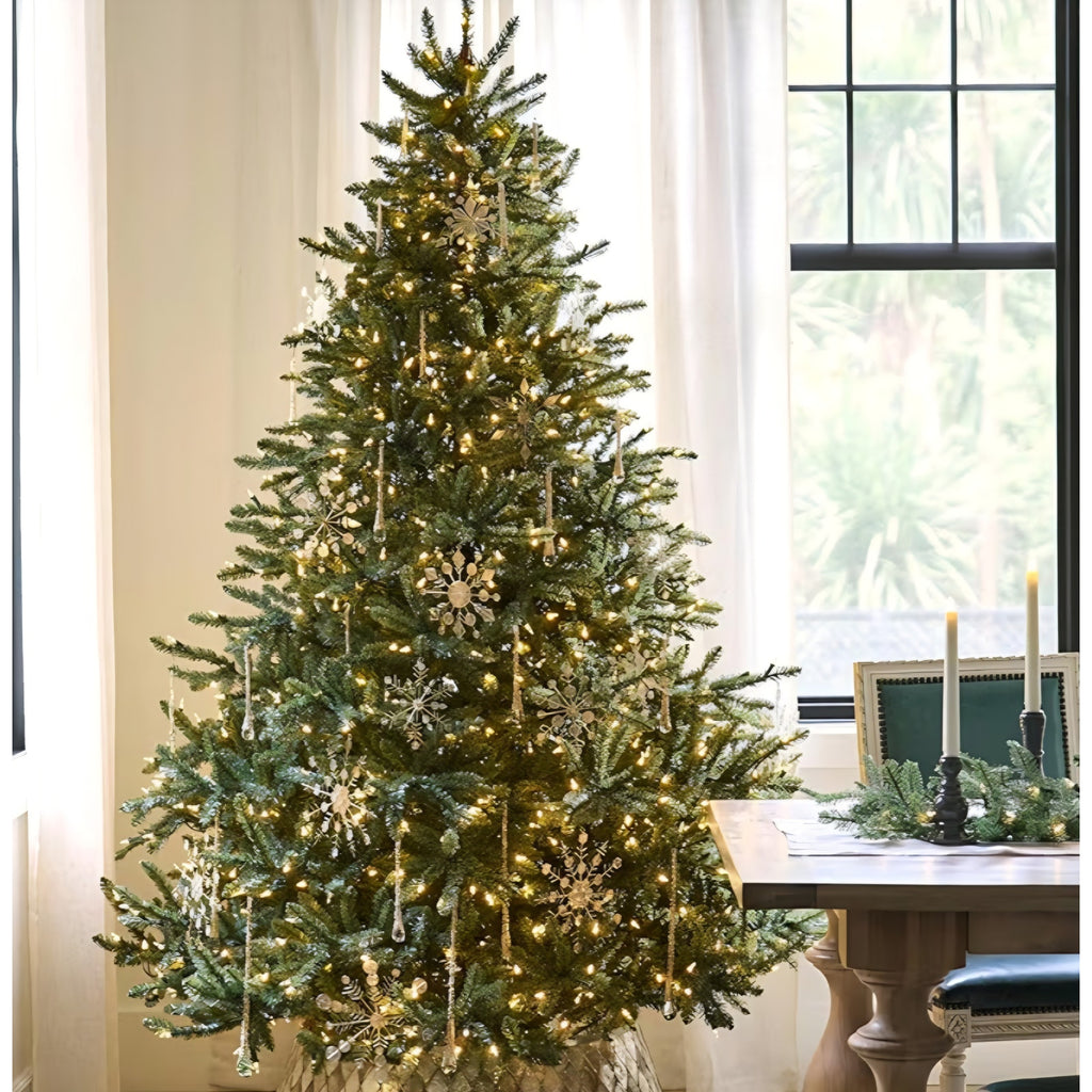 7.5ft Pre-Lit Classic Blue Spruce - Artificial Christmas Tree with 1000 Clear Incandescent Lights