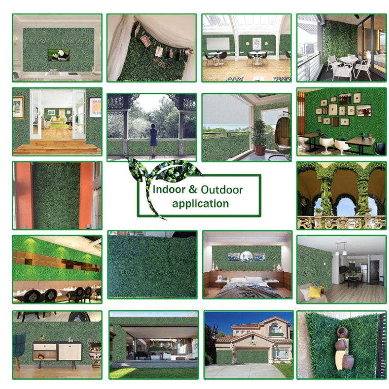 ODTORY Artificial Ivy Privacy Fence Wall Screen: 6FT X 12FT (72 sqft)