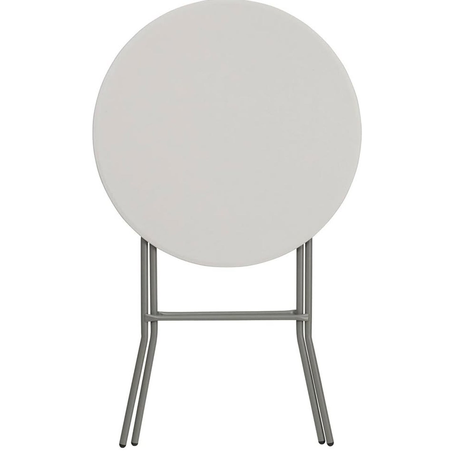 Flash Furniture Kathryn 2.63' Round Folding Bar Height Table for Parties and Commercial Events.